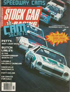 STOCK CAR RACING 1978 NOV - Hillbilly Duncan,Flemington, Petty, Linley, Foyt